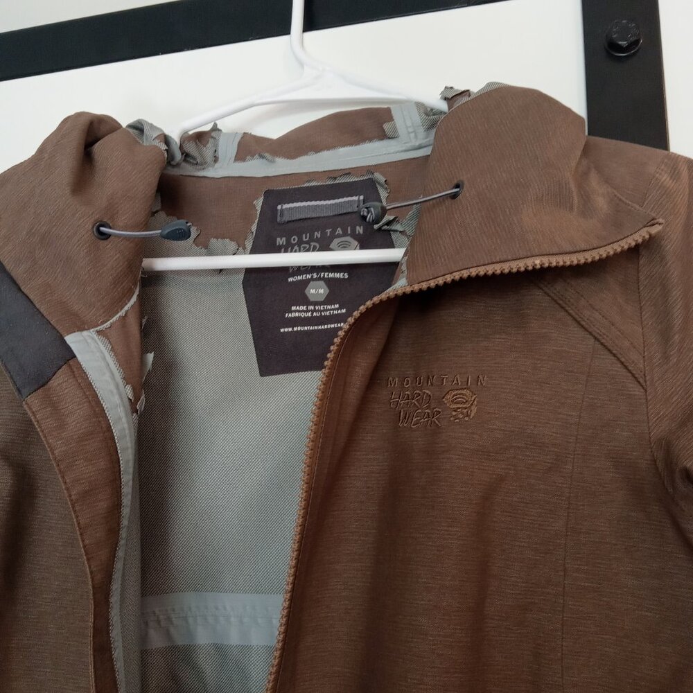 Mountain Hardware Brown Rain Jacket Medium - image 3